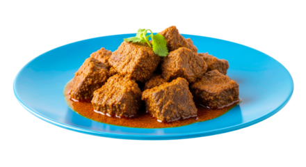 delicious beef rendang aromatic rich indonesian curry for menus