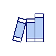 Library icon vector. education sign and symbol