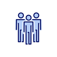 people icon vector. person sign and symbol. User Icon vector