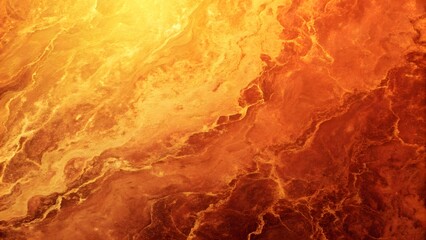 Simulated View of Venusian Surface A Fiery and Rugged Landscape Background