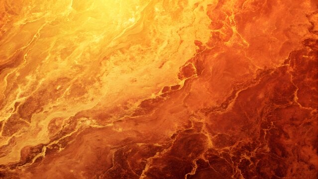 Simulated View of Venusian Surface A Fiery and Rugged Landscape Background