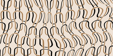 Seamless abstract geometric chain pattern. Vector Illustration,eps10