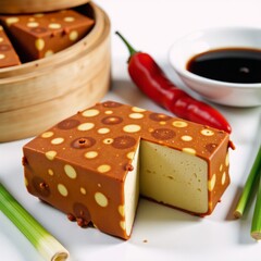 Cool Snack consisting of stinky tofu