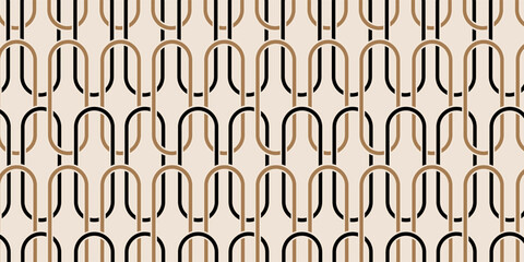 Seamless abstract geometric chain pattern. Vector Illustration,eps10