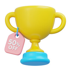Triumphant trophy offering 50 off