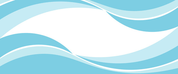 Abstract blue waves background, minimal waves design concept