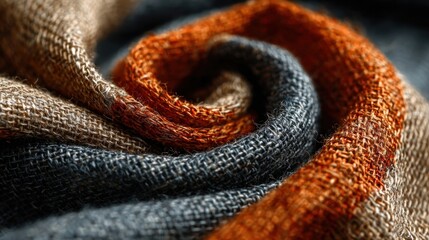 Fototapeta premium Close up of Indian flag fabric texture, celebration of national days of India