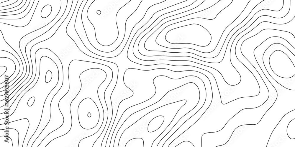 Poster smooth flowing topographic line pattern for abstract digital backgrounds.