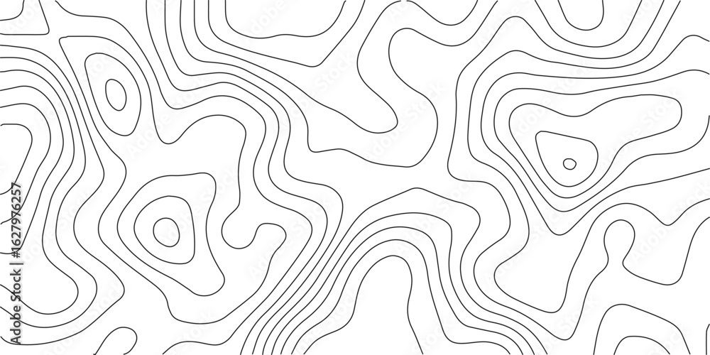 Poster minimal topographic line pattern background for modern abstract design.