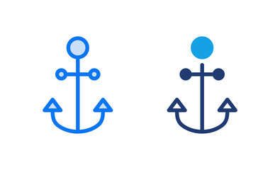 Anchor icon vector illustration. Anchor sign and symbol. Anchor marine icon.