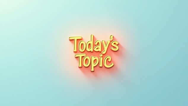 Swipe Into Today’s Topic: A modern and engaging visual suggesting interaction, discovery, or content navigation.

