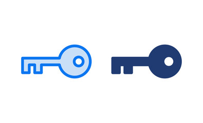Key icon vector illustration. Key sign and symbol.