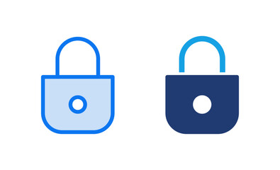 Lock icon vector illustration. Padlock sign and symbol. Encryption icon. Security symbol