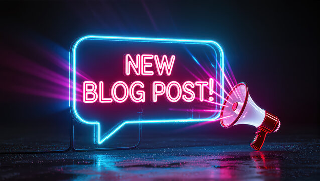 New Blog Post: Fresh Content Live Now: A modern and engaging visual representing the launch of a new blog post. Designed to capture attention with bold text, clean layouts, or digital interface.

