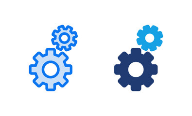 setting Icon vector illustration. Cog settings sign and symbol. Gear Sign