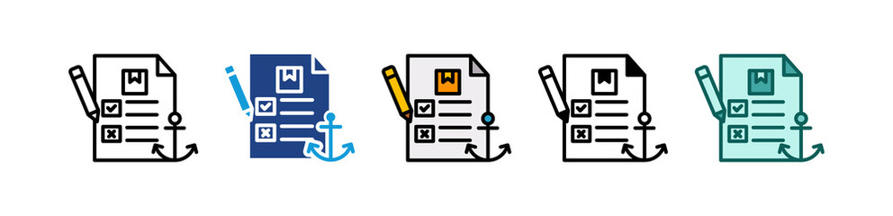 Bill Of Lading multiple icon