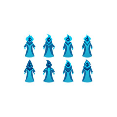 different water mage robes set   r