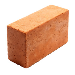 Block Brick Isolated on White Background