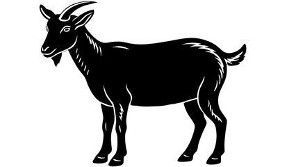 Goat Standing Silhouette