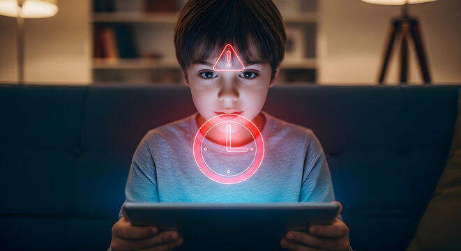 Facial Recognition on a Child's Tablet - Powered by Adobe