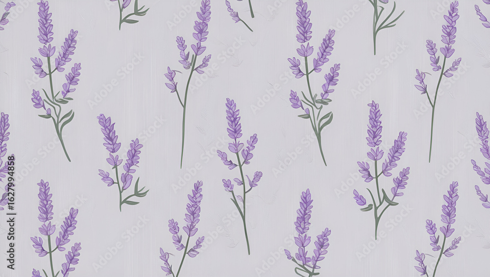 Aufkleber delicate eucalyptus leaf pattern in stylized design on soft gray background