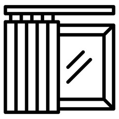 Office Window  Icon Element For Design