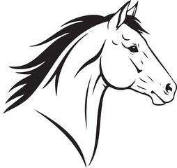 Horse Head Silhouette