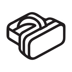 Isometric outline of a hotdog with bun viewed from an angle with transparent background