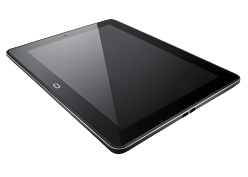 Tablet pc isolated on white background