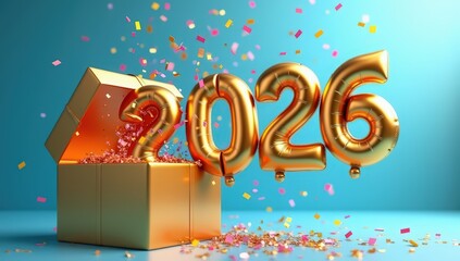A vibrant and imaginative visual theme welcoming the start of 2026. It captures the spirit of fresh beginnings, resolutions, and creative energy igniting in January. 