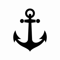 anchor on white background