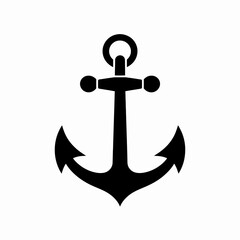 anchor on white background