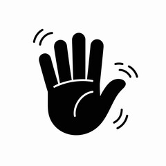 hand symbol vector