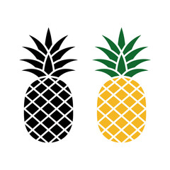Obraz premium set of pineapple