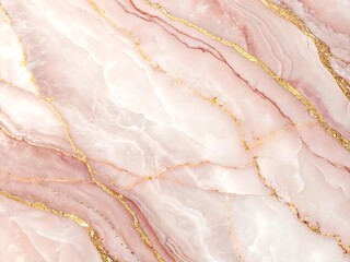 Photo of pink marble texture background with gold veins, a luxurious and elegant natural stone pattern for decorative interior design and modern art wallpaper
