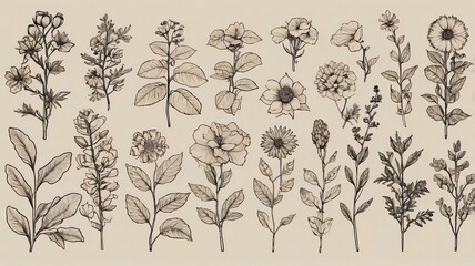 floral background with flowers