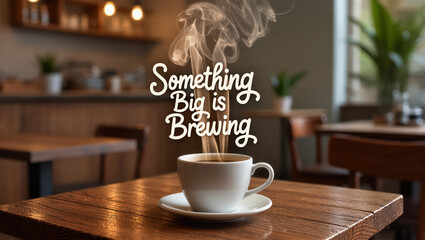 An intriguing and imaginative visual theme hinting at anticipation and transformation. Whether depicted through swirling clouds, glowing cauldrons, rising steam, or abstract energy forms