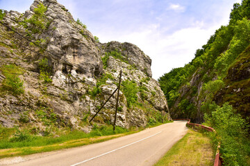 Roca con formas curiosas en ladera de Galda,Romania
Formación rocosa natural con apariencia de...