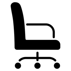Office Chair  Icon Element For Design