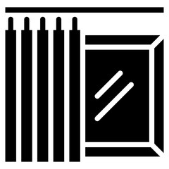 Office Window  Icon Element For Design