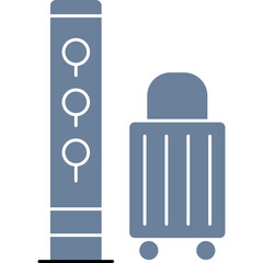 Luggage Icon Vector Element