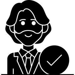 Candidate Icon Vector Element