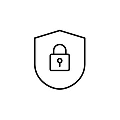 Security Lock Icon for Digital Protection
