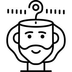 Thinking Icon Vector Element