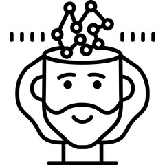 Thinking Icon Vector Element