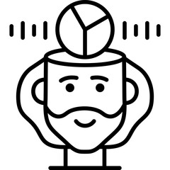 Statistics Icon Vector Element