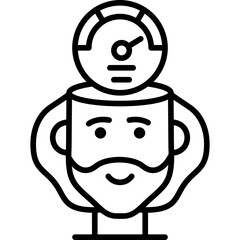 Strength Icon Vector Element