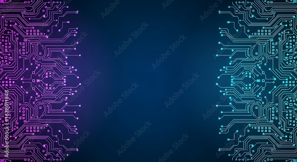 Aufkleber circuit board design background technology digital science future connection