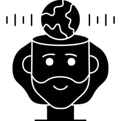 Worldwide Icon Vector Element