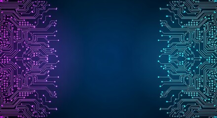 Circuit board design background technology digital science future connection